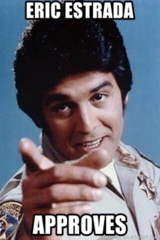 Eric Estrada's Thumbs Up! 👍