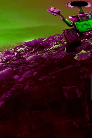 Wall-E's Colorful Adventure in a Digital World 🌍✨