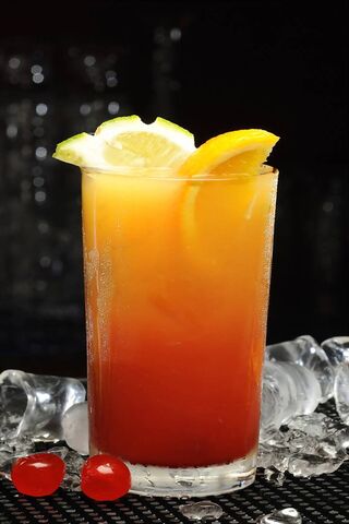 Tropical Sunrise Delight 🌅🍹