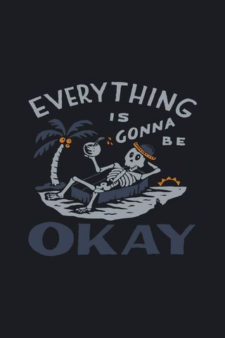 Chill Vibes: Skeleton's Assurance