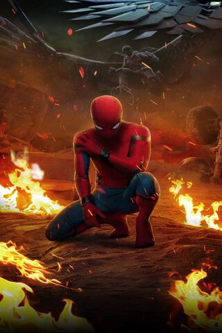 Web-Slinger Showdown: The Fiery Duel