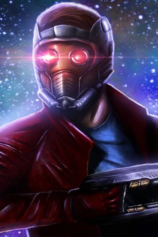 Galactic Guardian: Star-Lord in Action! 🚀✨