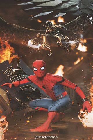 Spiderman Vs Vulture Wallpaper - Download to your mobile from PHONEKY