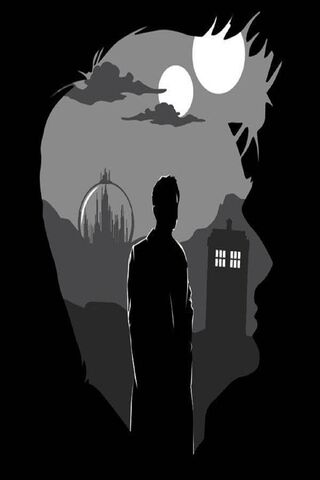 Time Traveler's Silhouette: A Journey Through Space and Time 🌌🕰️