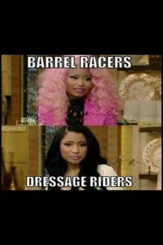 Barrels Vs Dressage