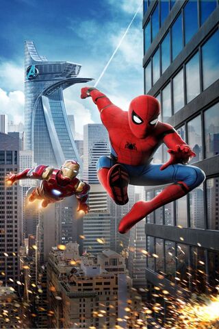 Spidey and Iron Man