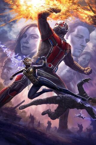 Heroes Unite: Ant-Man and The Wasp in Action! 🐜✨