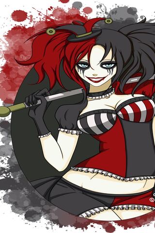 Harley Quinn's Colorful Chaos 🎨