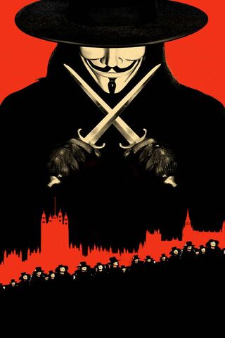 V For Vendetta Wallpaper  Download to your mobile from PHONEKY