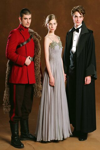 Elegance in the Spotlight: Viktor, Fleur, and Cedric