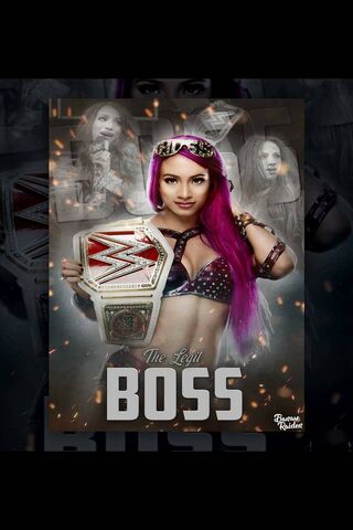 The Boss of the Ring: Sasha Banks' Championship Glory 🏆✨