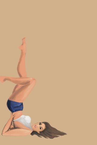 Gurl in Motion: A Playful Pose