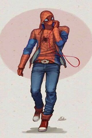 Urban Hero: Spidey's Stylish Stroll 🕷️👟