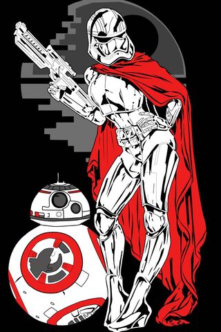 Galactic Guardian: The Trooper in Red