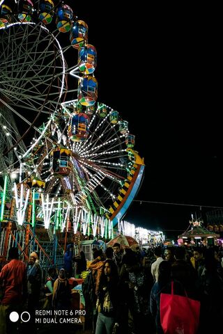 Nighttime Wonders at the Fair 🎡✨