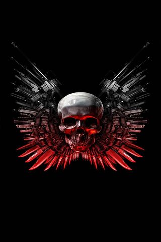 Warrior's Emblem: The Expendables Skull