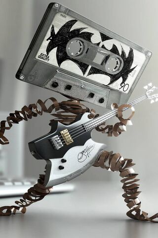 Rocker Vibes: A Retro Jam Session 🎸🎶