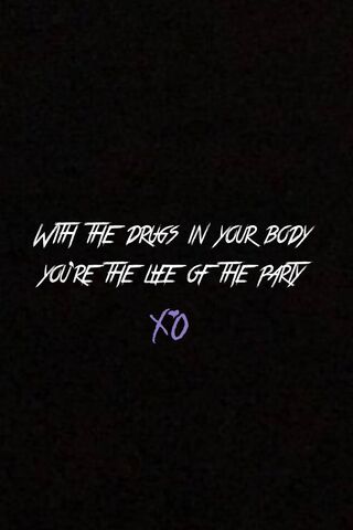 The Weeknd Lyrics Wallpaper - Download to your mobile from PHONEKY