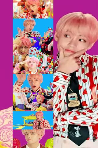 V's Colorful Charm in BTS's 'Idol' MV 🎉✨