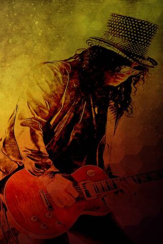 Guitar Legend: The Iconic Slash 🎸✨