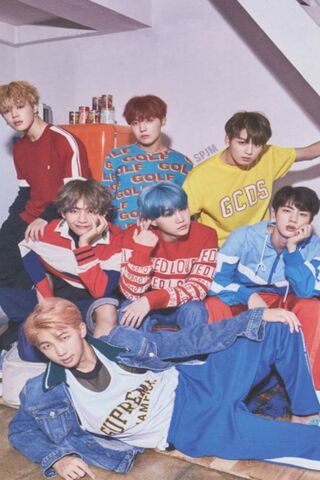 Vibrant Vibes: The Bangtan Boys Unite! 🎤✨