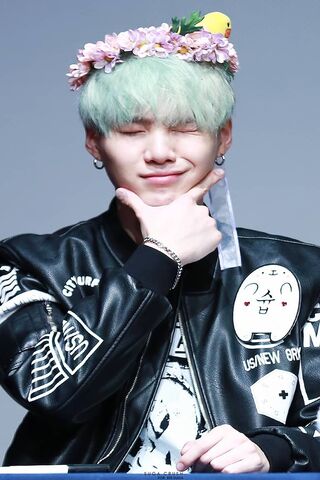 Suga's Playful Charm 🌸✨
