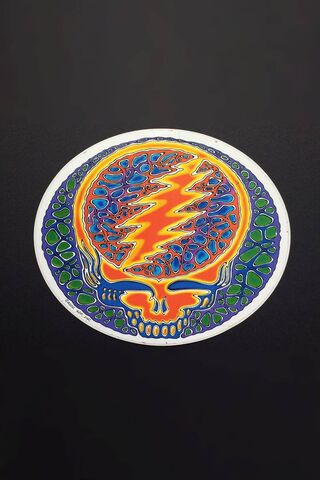 Electric Vibes: The Grateful Dead Emblem ⚡️💀