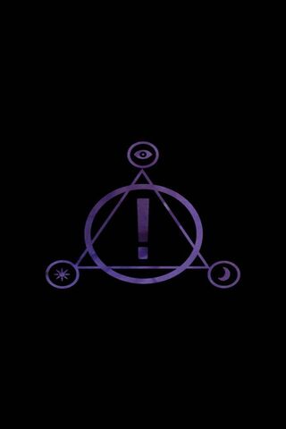 Mystical Vibes: The Purple Panic Emblem 🌌✨