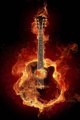 Ignite the Strings: A Fiery Melody