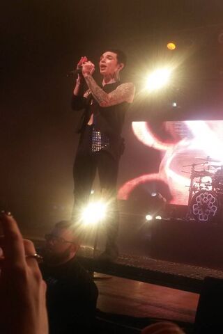 Rocking the Stage: Andy Biersack in Action 🎤✨