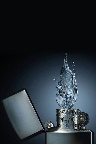 Igniting the Element: A Lighter's Dance