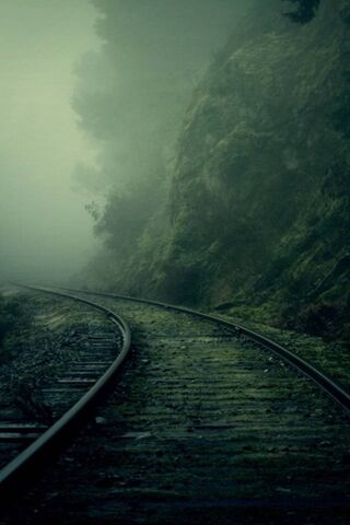 Enchanted Tracks of the Misty Railway 🌫️🚂