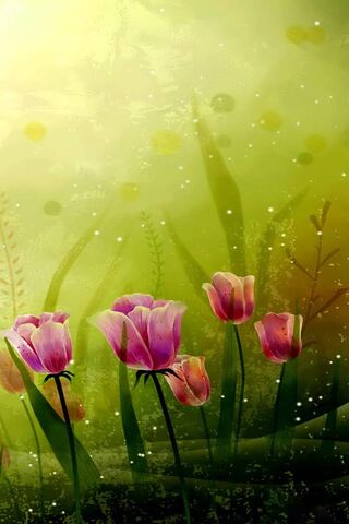 Enchanted Tulip Garden 🌷✨