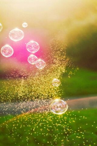 Whimsical Dance of Soap Bubbles 🌈✨