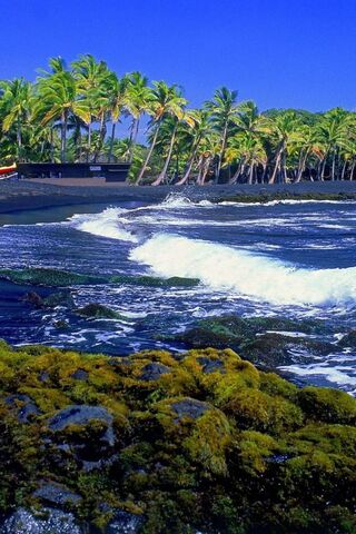 Blue Sea and Rocks