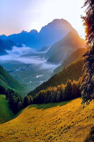 Golden Dawn Over Majestic Mountains 🌄✨