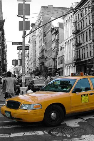 The Iconic Yellow Cab of NYC 🚖✨