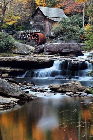 House N Waterfall