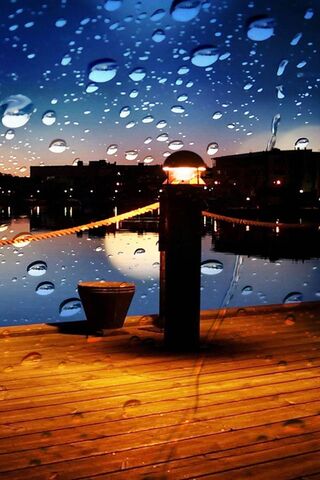 Serene Reflections: A Rainy Night Escape 🌧️✨