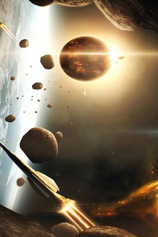 Galactic Odyssey: Journey Through Asteroid Fields 🚀✨