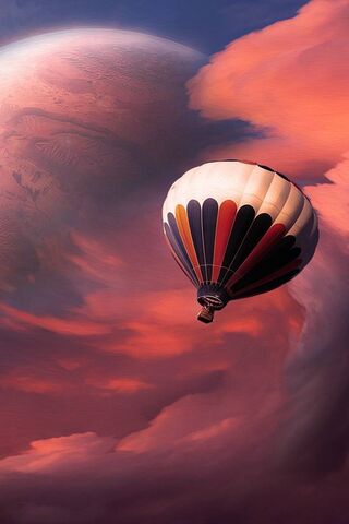 Soaring Beyond the Stars 🌌🎈