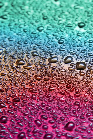 Colorful Raindrops: Nat..