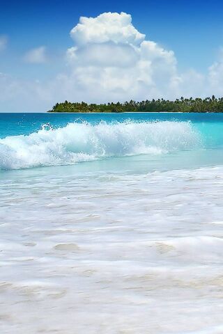 Blue Beach Wallpaper - Download to your mobile from PHONEKY