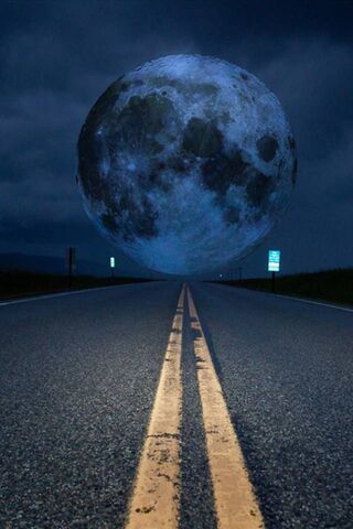 Journey to the Moonlit Path 🌙🚗