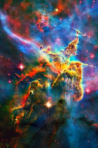 The Colorful Heart of the Carina Nebula 🌌✨
