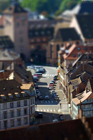 Charming Cityscape: A Miniature View