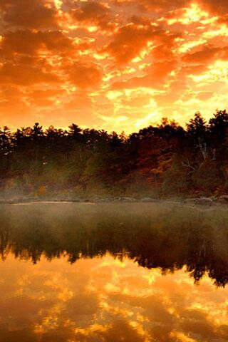 Lake Mirror Wallpaper - Download to your mobile from PHONEKY