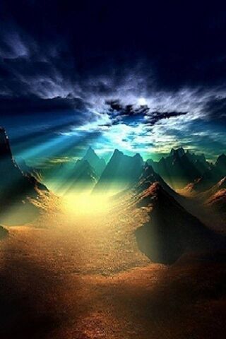 Mystical Mountain Dawn 🌄✨