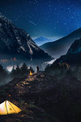 Starlit Serenity in Dream Valley 🌌🏕️