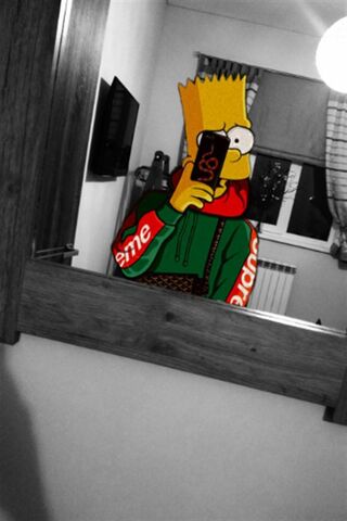 Bart's Stylish Selfie 📸✨